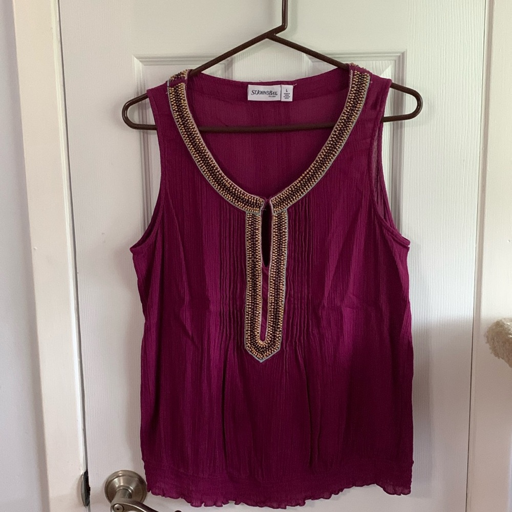 St Johns Bay sleeveless top.